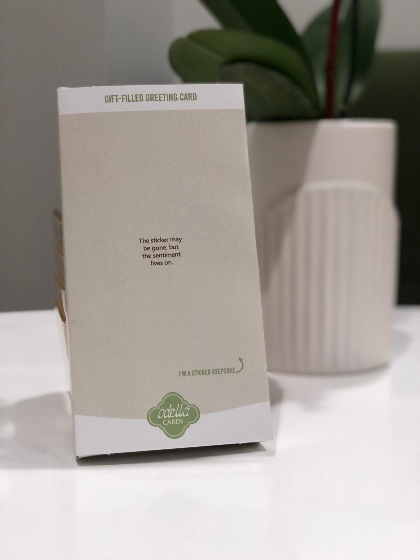sticker greeting card box