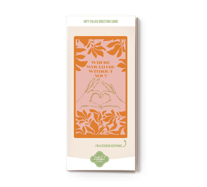 Greeting card packaging with floral design and text on a white background Ja Rule 
